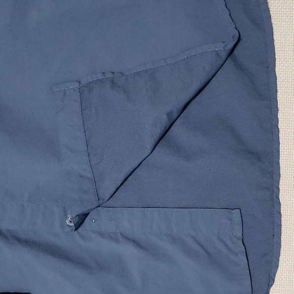 Columbia Blue Omni-Shade Collared Button Up Shirt Men’s Size 2XT - Picture 6 of 16